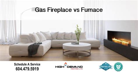 are gas fireplaces more efficient than furnaces